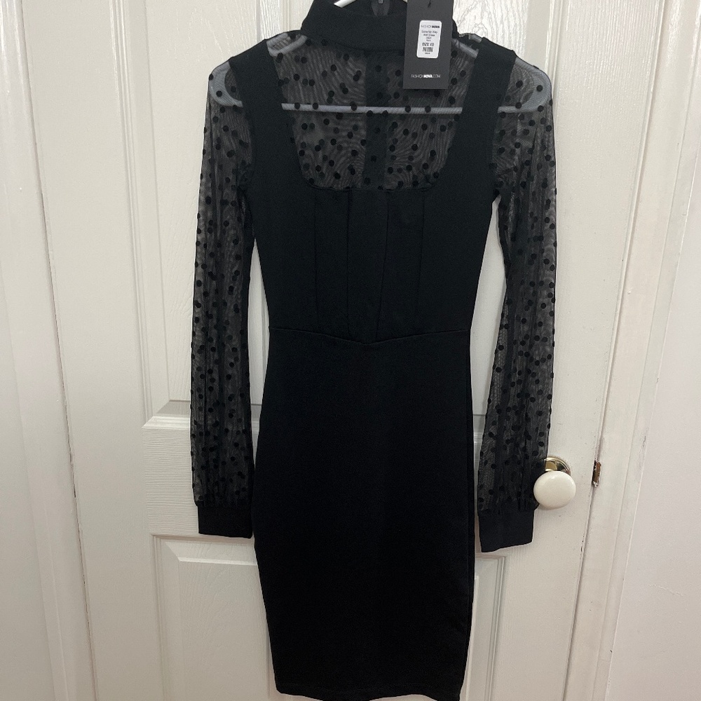 FASHION NOVA - Dress - BLACK - XS